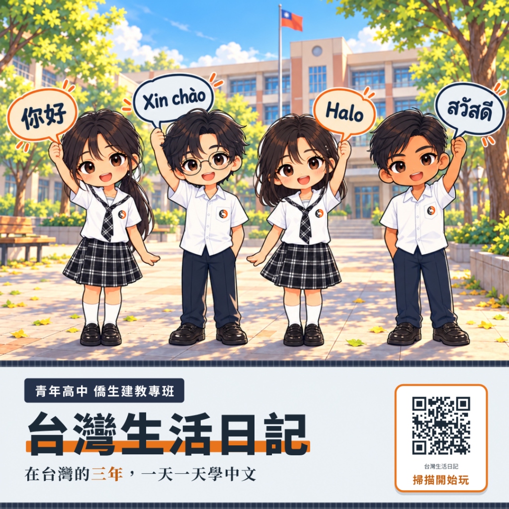 台灣生活日記 華語文養成遊戲